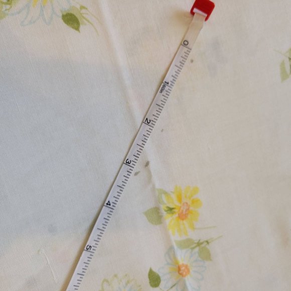 Morgan Jones Vintage Double Full Flat Sheet Pillowcase No Iron Muslin floral - Picture 12 of 12